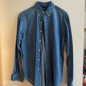 Men’s Denim button down shirt, Ralph Lauren